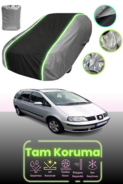 Dokaca Neo غطاء حماية للسيارة باللون الرمادي والأسود والرمادي النيون قماش مجد...