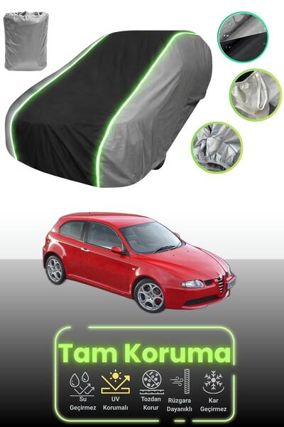 Dokaca Neo غطاء حماية للسيارة باللون الرمادي والأسود والرمادي النيون قماش مجد...