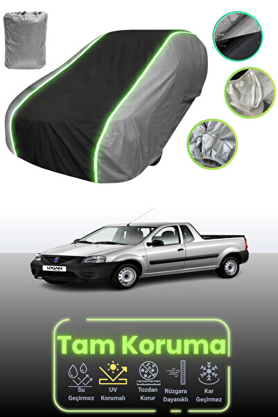 Dokaca Neo غطاء حماية للسيارة باللون الرمادي والأسود والرمادي النيون قماش مجد...