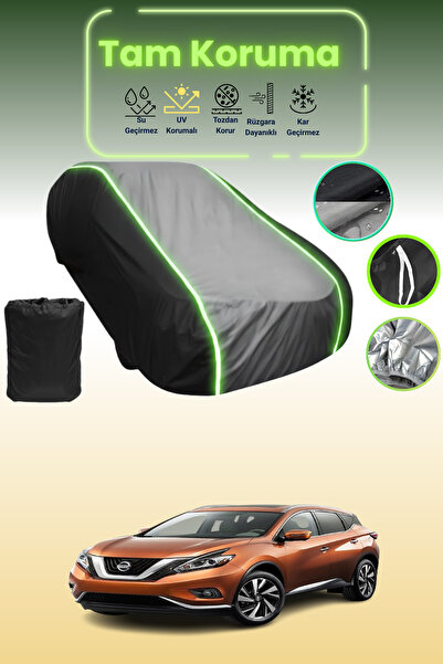 Dokaca Neo غطاء حماية متوافق مع سيارة نيسان مورانو 2015 - 2018 باللون الأسود_...