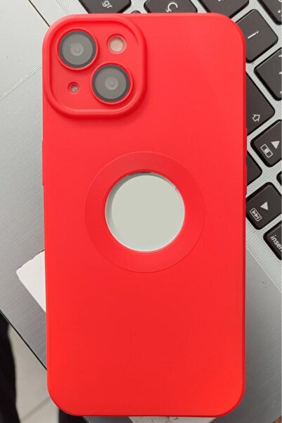 3GEN CASE غطاء إطلاق متوافق مع آيفون 13 مع شعار ملون ومخمل داخلي