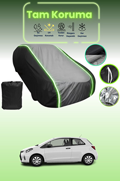 Dokaca Neo غطاء حماية متوافق مع سيارة تويوتا ياريس قماش مجدّل ذات الثلاثة أبو...