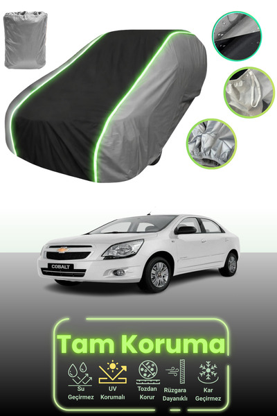 Dokaca Neo غطاء حماية للسيارة باللون الرمادي والأسود والرمادي النيون قماش مجد...