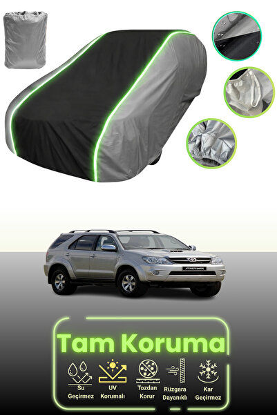 Dokaca Neo غطاء حماية للسيارة باللون الرمادي والأسود والرمادي النيون قماش مجد...