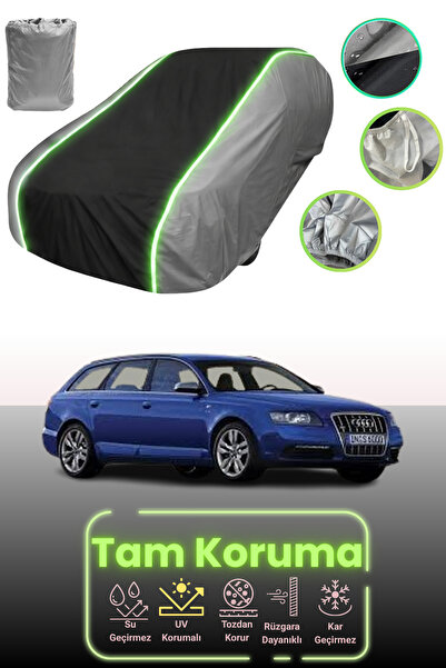 Dokaca Neo غطاء حماية للسيارة باللون الرمادي والأسود والرمادي النيون قماش مجد...