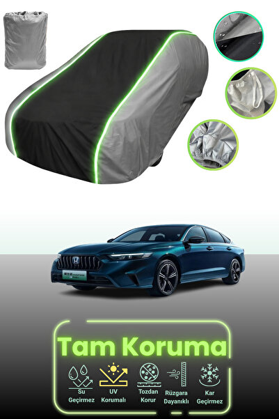 Dokaca Neo غطاء حماية للسيارة باللون الرمادي والأسود والرمادي النيون قماش مجد...