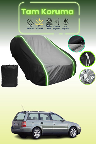 Dokaca Neo Black_Grey_Black Neon Corded Fabric Volkswagen Passat Variant 2000...