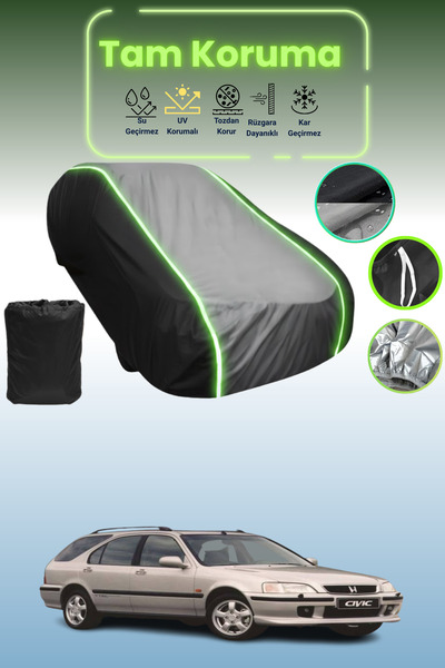 Dokaca Neo غطاء حماية متوافق مع سيارة هوندا سيفيك ايرو ديك قماش مجدّل من 1998...