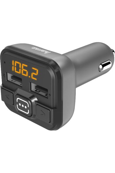 Hama 14164 FM Modulator, Bluetooth, MicroSD, USB, Black