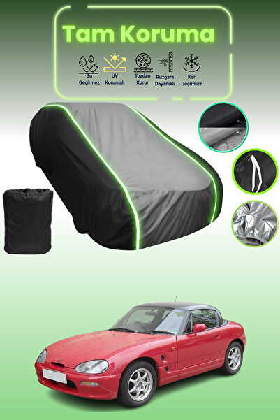 Dokaca Neo غطاء حماية متوافق مع سيارة سوزوكي كابتشينو قماش مجدّل باللون الأسو...