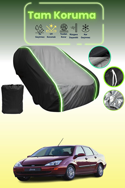 Dokaca Neo غطاء حماية متوافق مع سيارة فورد فوكس ذات قماش مجدّل أبواب من 1999 ...