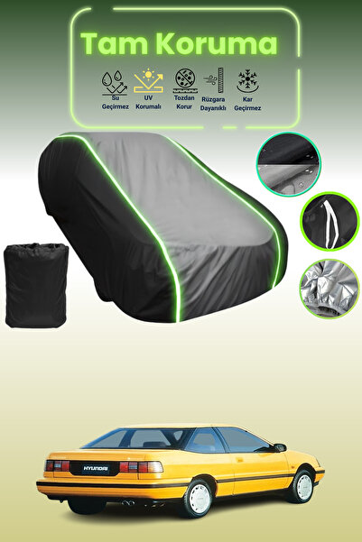 Dokaca Neo غطاء حماية متوافق مع سيارة هيونداي سكوب قماش مجدّل من 1990 إلى 199...