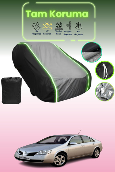 Dokaca Neo غطاء حماية متوافق مع سيارة نيسان بريميرا قماش مجدّل باللون الأسود_...