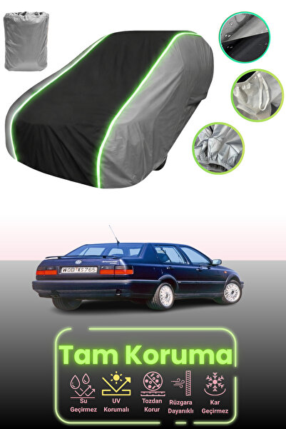 Dokaca Neo غطاء حماية للسيارة باللون الرمادي والأسود والرمادي النيون قماش مجد...