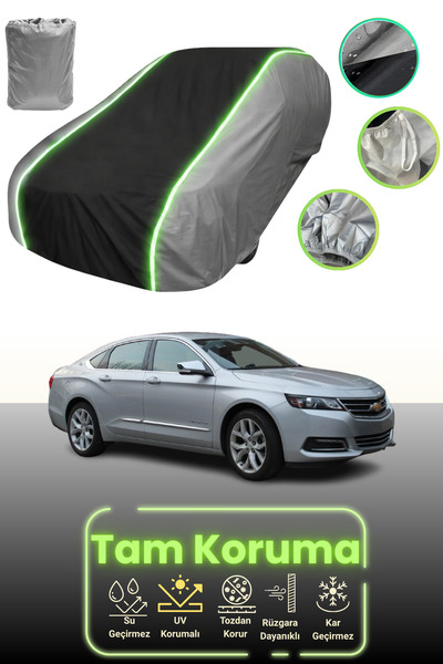 Dokaca Neo غطاء حماية للسيارة باللون الرمادي والأسود والرمادي النيون قماش مجد...