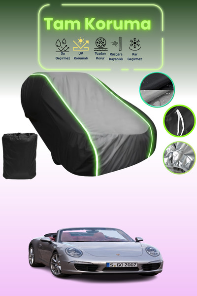 Dokaca Neo غطاء سيارة متوافق مع بورش 911 كاريرا قماش مجدّل (991) 2012 - 2021 ...