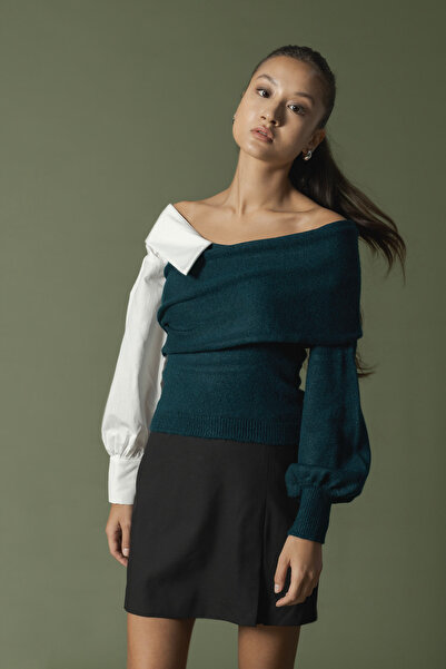 Nisan سترة محبوكة مفصلة