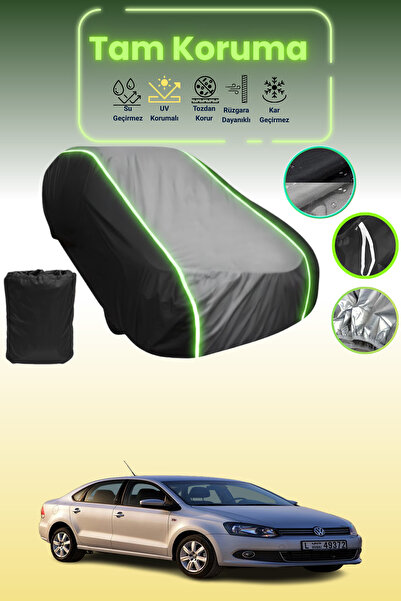 Dokaca Neo غطاء حماية متوافق مع سيارة فولكس فاجن فينتو 2010 - 2021 باللون الأ...