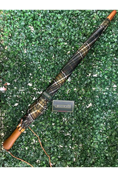 snotline Kadın Uzun Baston Şemsiye Desenli Askılı