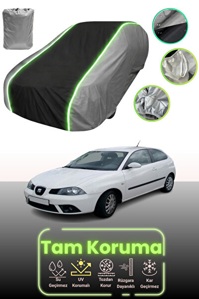 Dokaca Neo غطاء حماية للسيارة باللون الرمادي والأسود والرمادي النيون لسيارة س...