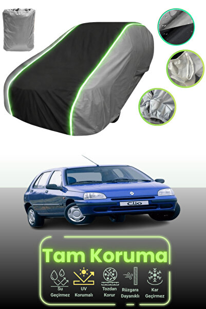 Dokaca Neo غطاء حماية للسيارة باللون الرمادي والأسود والرمادي النيون قماش مجد...