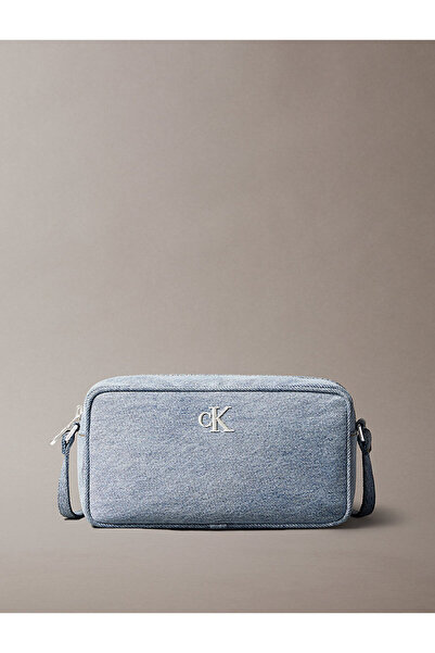 Calvin Klein Kadın Denim Double Omuz Çantası