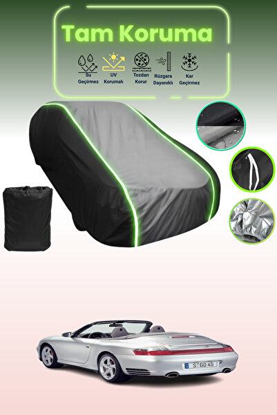 Dokaca Neo غطاء سيارة متوافق مع سيارة بورش 911 كاريرا قماش مجدّل (996) 2003 -...