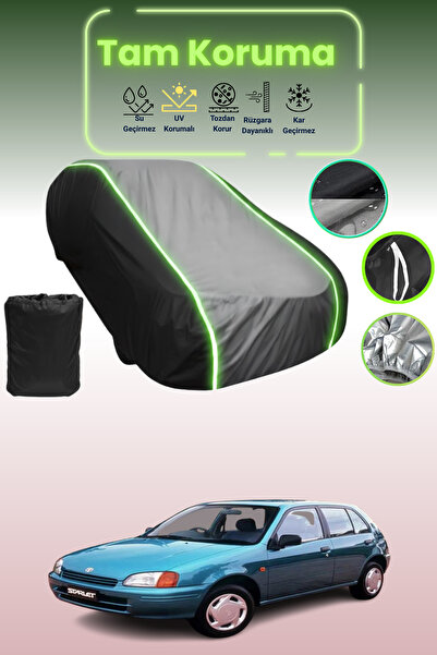 Dokaca Neo غطاء حماية متوافق مع سيارة تويوتا ستارلت قماش مجدّل ذات 5 أبواب من...