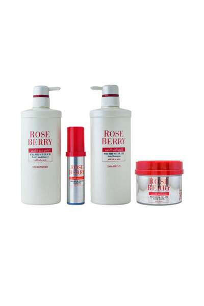 roseberry أفضل مجموعة للعناية بالشعر 4 في 1 وحل نهائي لتساقط الشعر