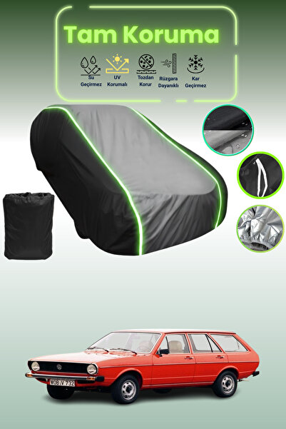 Dokaca Neo Black_Grey_Black Neon Corded Fabric Volkswagen Passat Variant 1974...