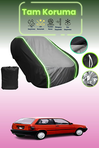 Dokaca Neo غطاء حماية متوافق مع سيارة فيات تيبو قماش مجدّل ذات 3 أبواب من 199...