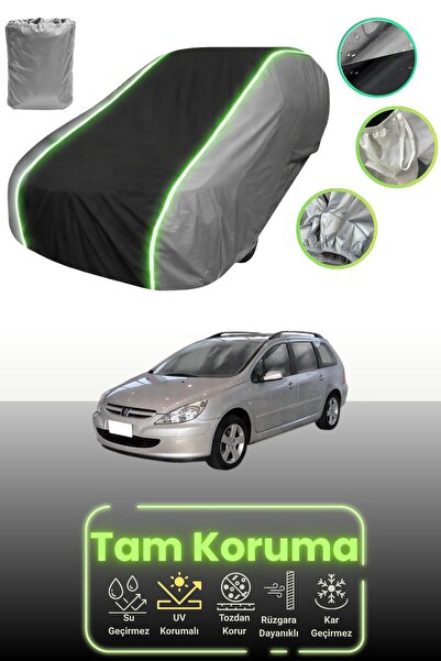 Dokaca Neo غطاء حماية للسيارة باللون الرمادي والأسود والرمادي النيون قماش مجد...