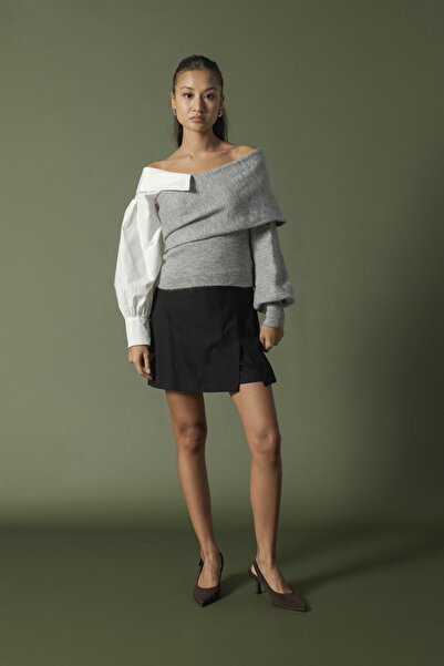 Nisan Pulover de tricotaj cu guler