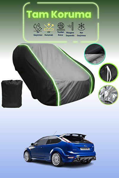 Dokaca Neo غطاء حماية متوافق مع سيارة فورد فوكس آر إس 2008 - 2011 باللون الأس...