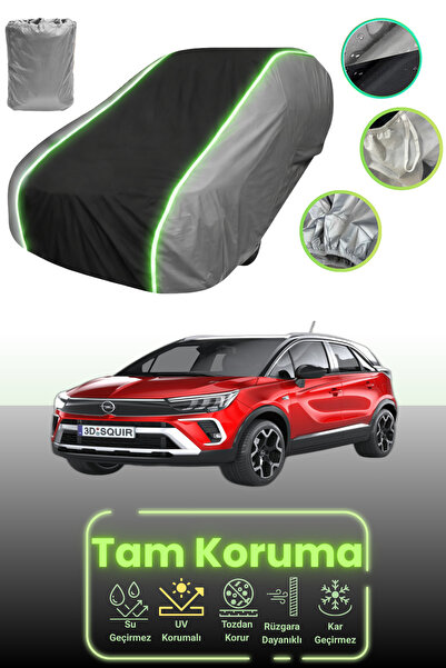 Dokaca Neo غطاء حماية للسيارة باللون الرمادي والأسود والرمادي النيون قماش مجد...