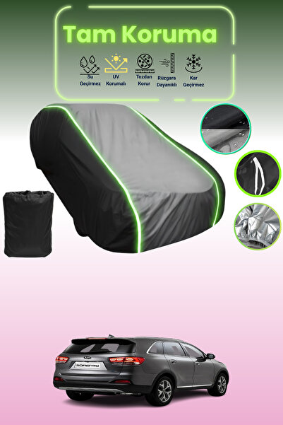 Dokaca Neo غطاء حماية متوافق مع سيارة كيا سورينتو 2014 - 2017 باللون الأسود_ا...