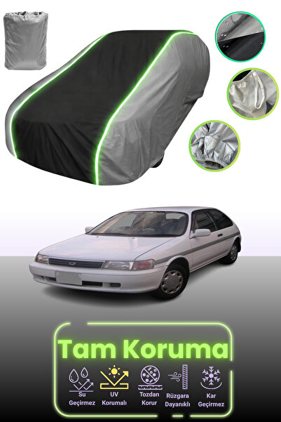 Dokaca Neo غطاء حماية للسيارة باللون الرمادي والأسود والرمادي النيون قماش مجد...