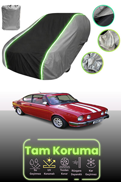 Dokaca Neo غطاء حماية للسيارة باللون الرمادي والأسود والرمادي النيون قماش مجد...