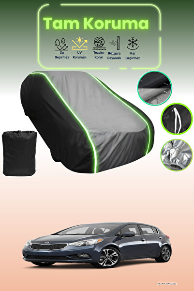 Dokaca Neo غطاء حماية متوافق مع سيارة كيا فورتي قماش مجدّل ذات الخمسة أبواب م...