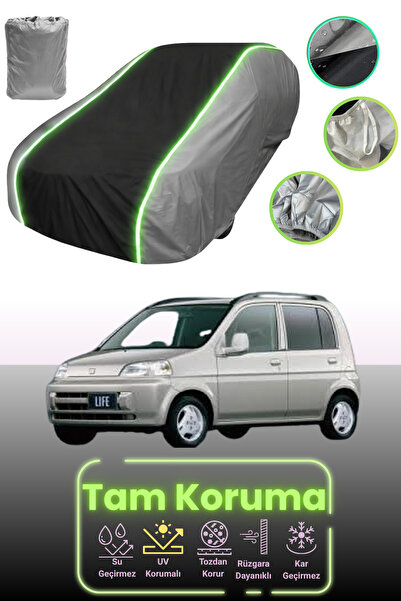 Dokaca Neo غطاء حماية للسيارة باللون الرمادي والأسود والرمادي النيون قماش مجد...