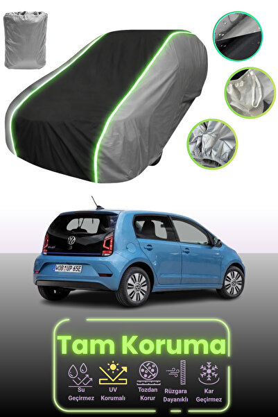 Dokaca Neo رمادي.أسود.رمادي نيون قماش مجدّل فولكس فاجن أب! غطاء حماية متوافق ...