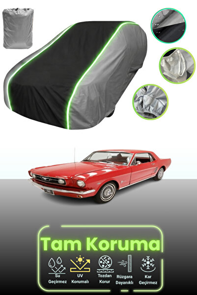 Dokaca Neo غطاء حماية للسيارة باللون الرمادي والأسود والرمادي النيون قماش مجد...