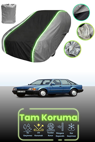 Dokaca Neo غطاء حماية للسيارة باللون الرمادي والأسود والرمادي النيون قماش مجدّل متوافق مع سيارة فورد اسكوت 3