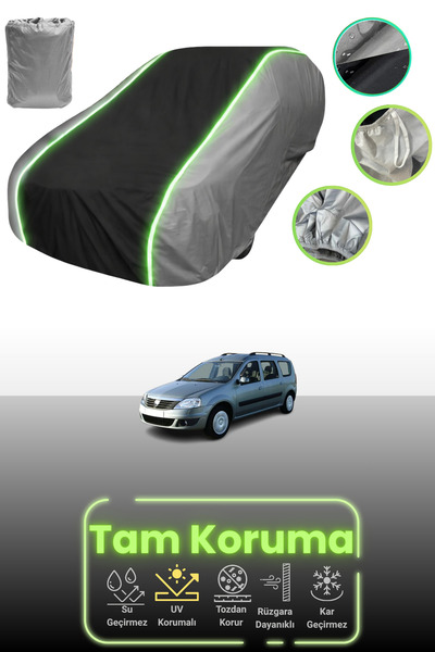 Dokaca Neo غطاء حماية للسيارة باللون الرمادي والأسود والرمادي النيون قماش مجد...