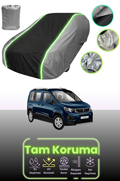 Dokaca Neo غطاء حماية للسيارة باللون الرمادي والأسود والرمادي النيون قماش مجد...