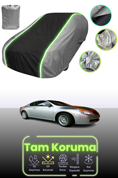 Dokaca Neo غطاء حماية للسيارة باللون الرمادي والأسود والرمادي النيون قماش مجد...