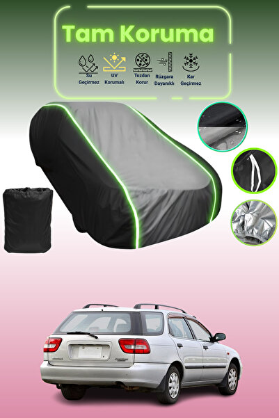 Dokaca Neo غطاء حماية متوافق مع سيارة سوزوكي كولتوس واجون قماش مجدّل باللون ا...