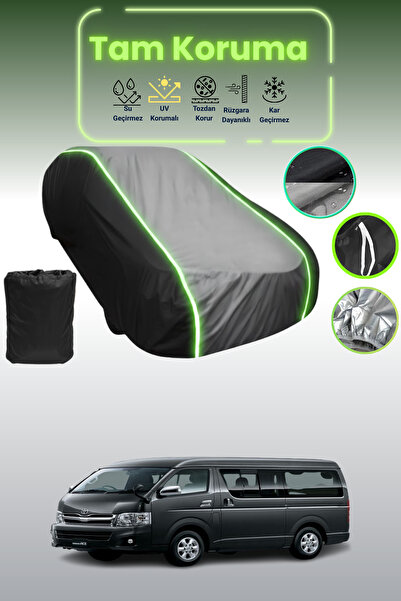 Dokaca Neo غطاء حماية متوافق مع سيارة تويوتا ريجيوس ايس قماش مجدّل باللون الأ...