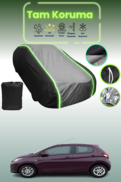 Dokaca Neo غطاء حماية متوافق مع سيارة بيجو 108 ذات الخمسة أبواب من قماش مجدّل...