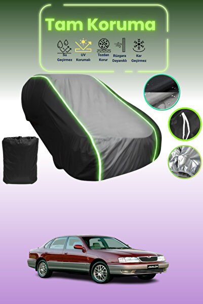 Dokaca Neo غطاء حماية متوافق مع سيارة تويوتا أفالون قماش مجدّل باللون الأسود_...